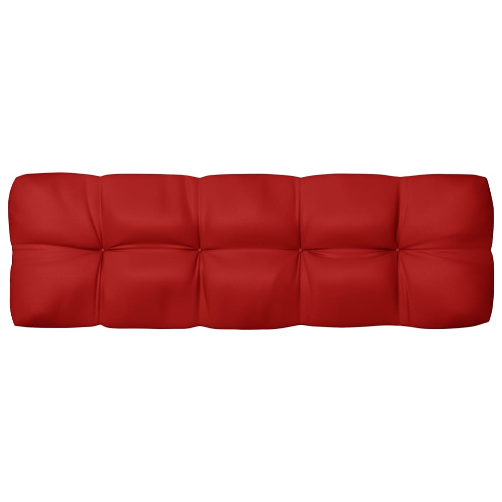 Coussins de canapé palette 3 pcs Rouge