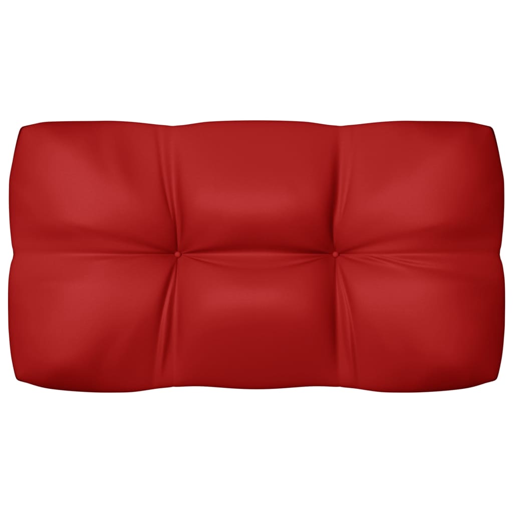 Coussins de canapé palette 3 pcs Rouge