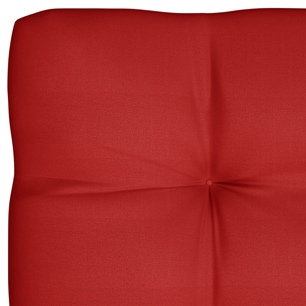 Coussins de canapé palette 3 pcs Rouge