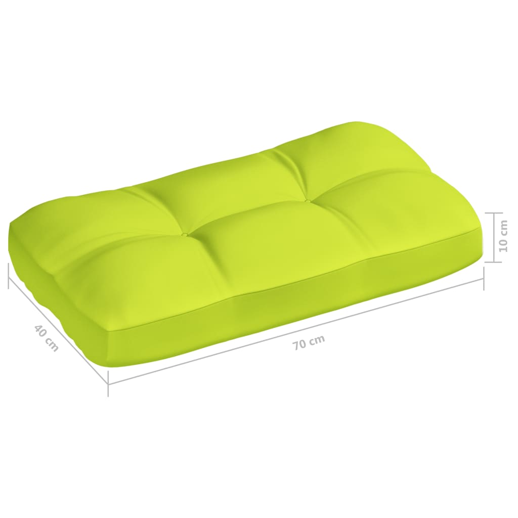 Coussins de canapé palette 5 pcs Vert vif