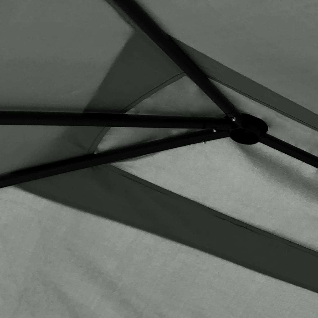 Belvédère 3x6x2,6 m Anthracite 160 g/m²