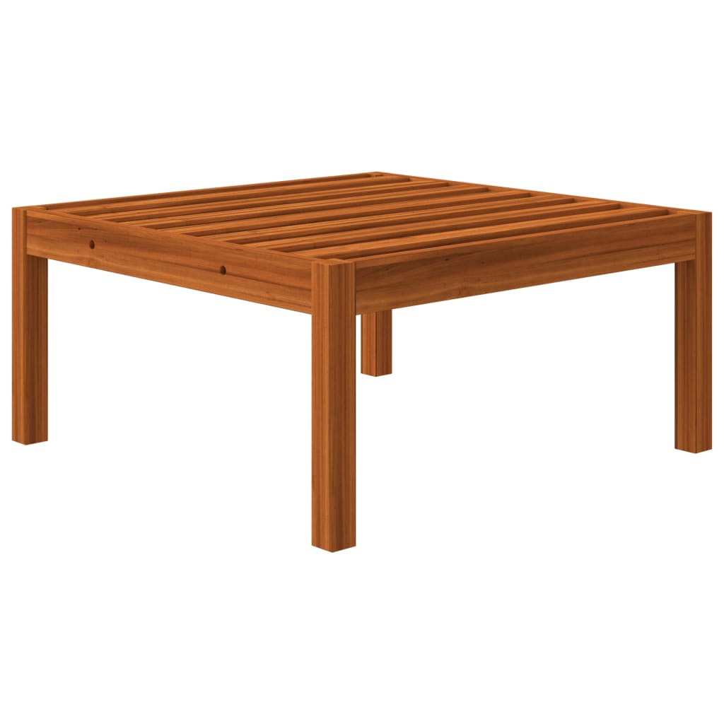 Salon de jardin 4 pcs avec coussins Crème Bois d'acacia solide