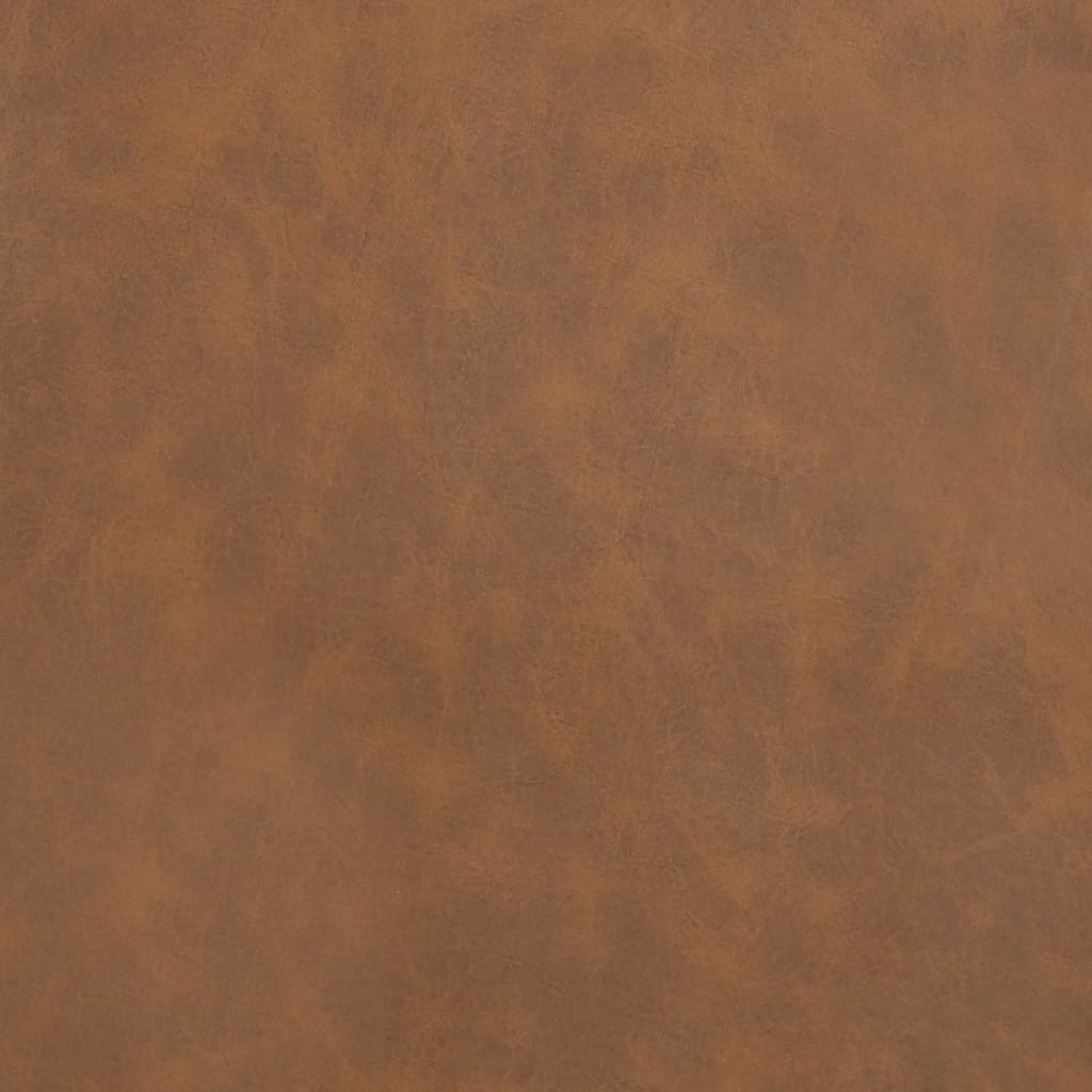 Chaise cantilever Marron mat Similicuir