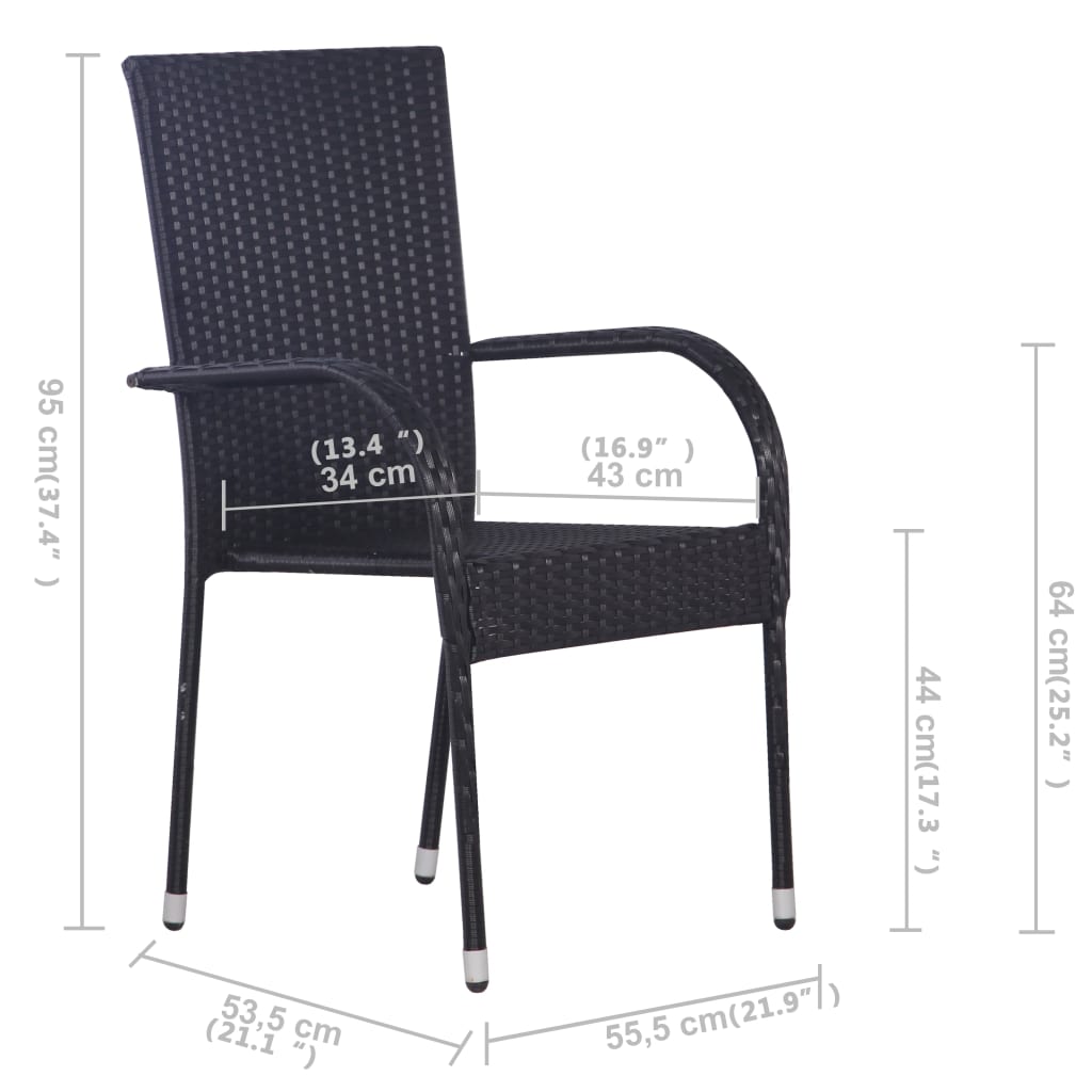 Ensemble de salle à manger de jardin 5 pcs Gris