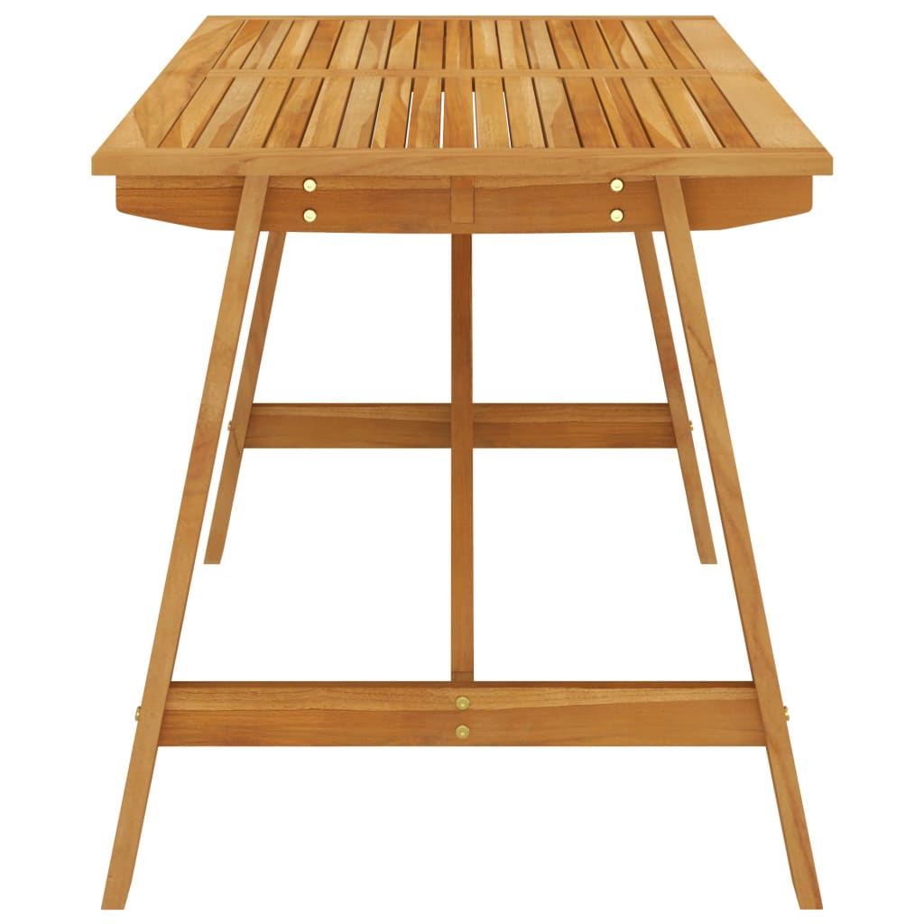 Ensemble de salle à manger de jardin 5 pcs Gris foncé