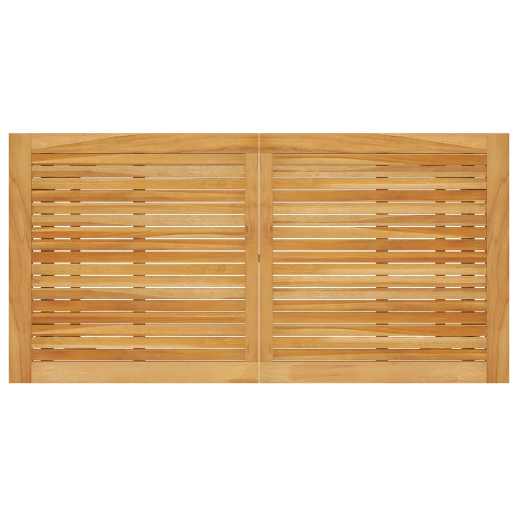 Ensemble de salle à manger de jardin 5 pcs Gris foncé