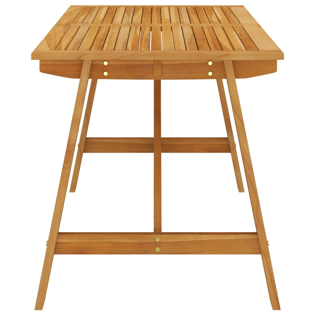 Ensemble de salle à manger de jardin 5 pcs Gris clair