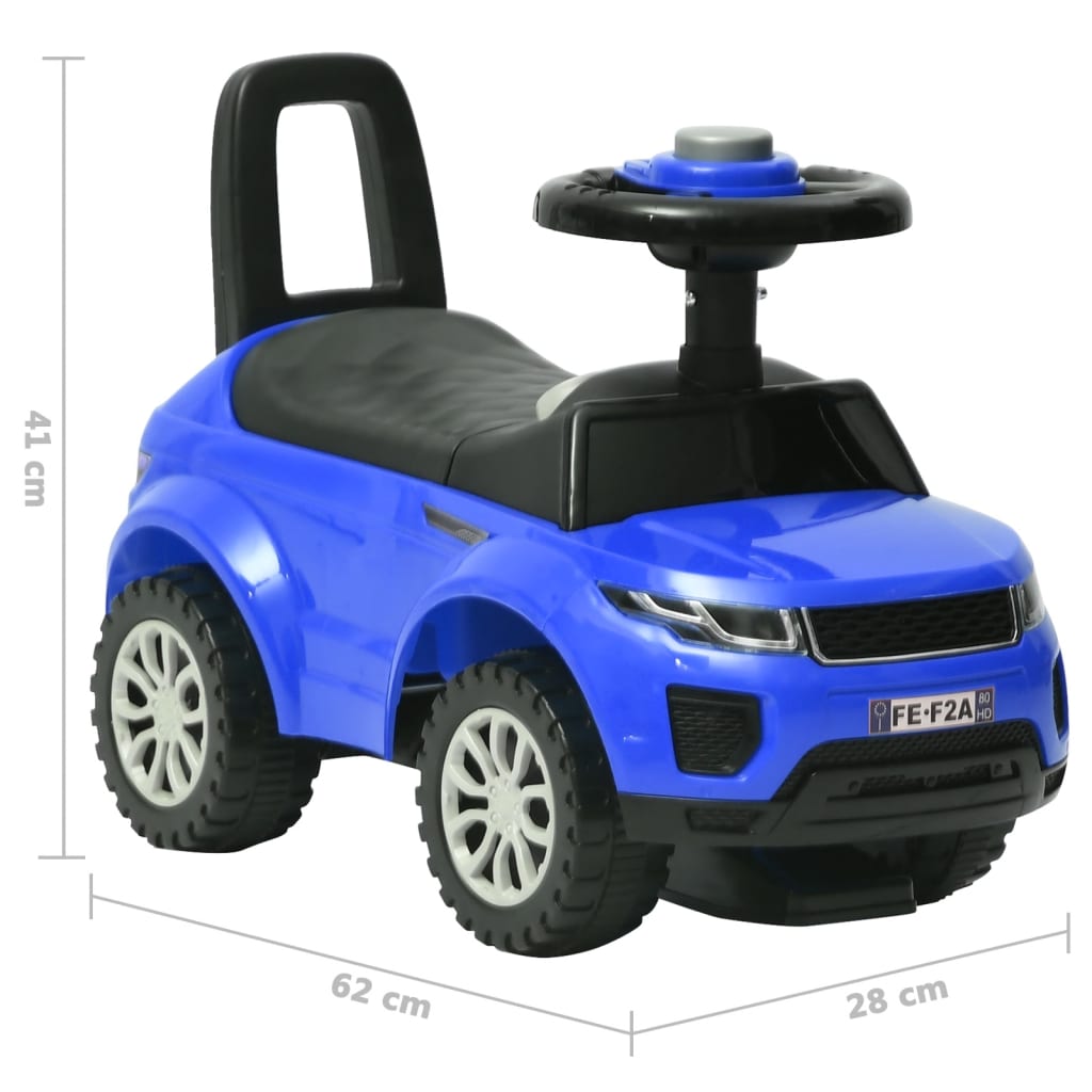 Voiture à pédales Bleu