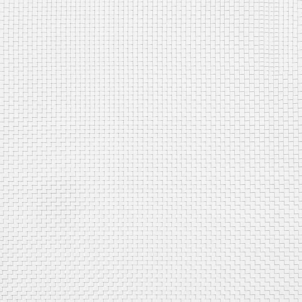 Écran en treillis Acier inoxydable 112x500 cm Argenté