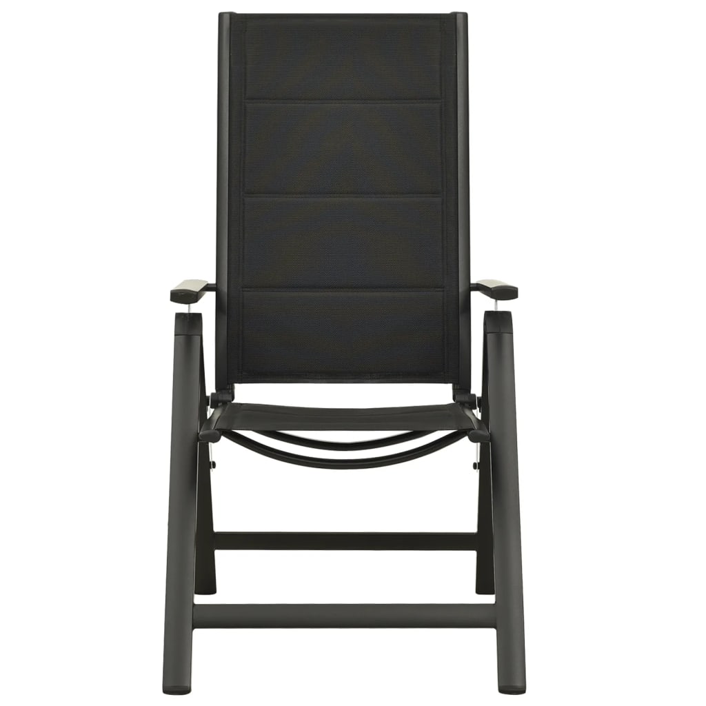 Ensemble de salle à manger de jardin 7 pcs Aluminium Anthracite