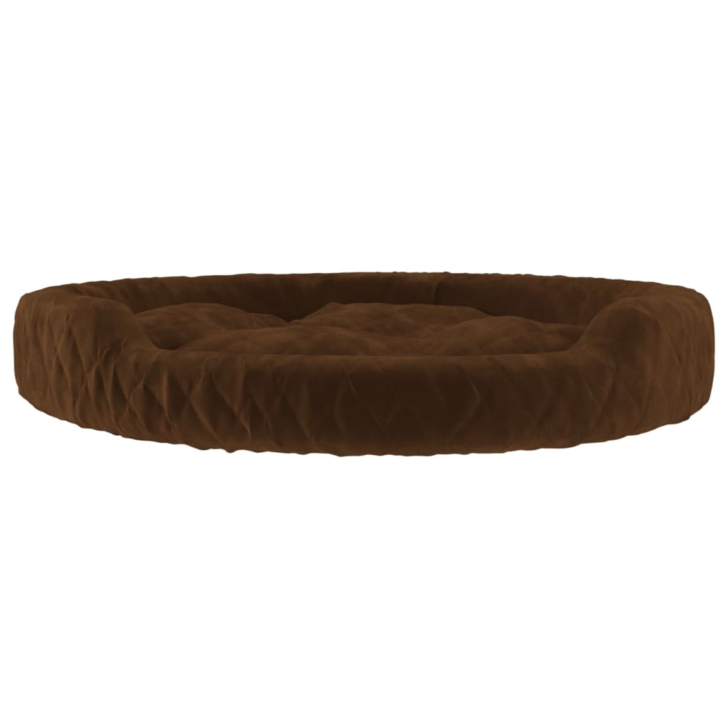 Lit pour chien Marron 90x70x23 cm Peluche
