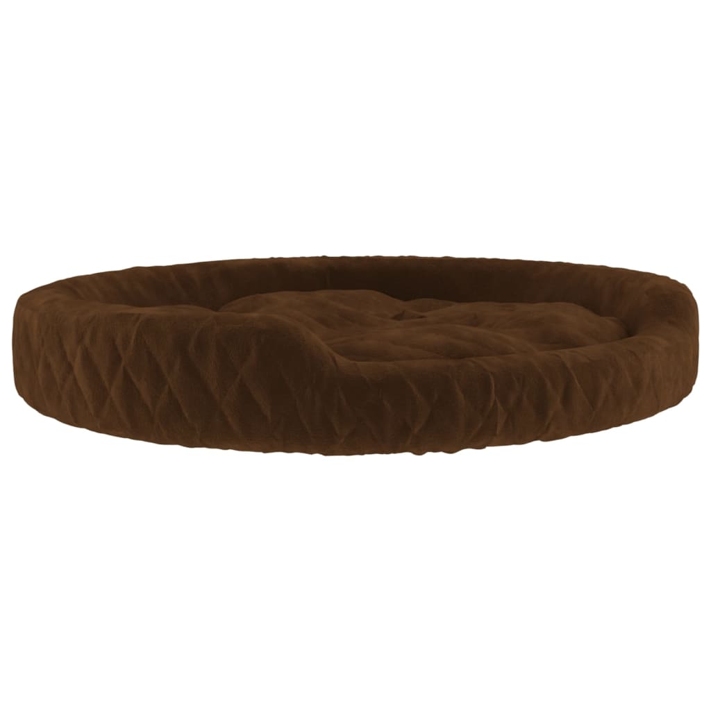Lit pour chien Marron 110x90x23 cm Peluche