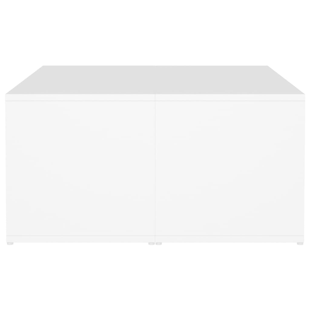 Tables basses 4 pcs Blanc 33x33x33 cm Aggloméré