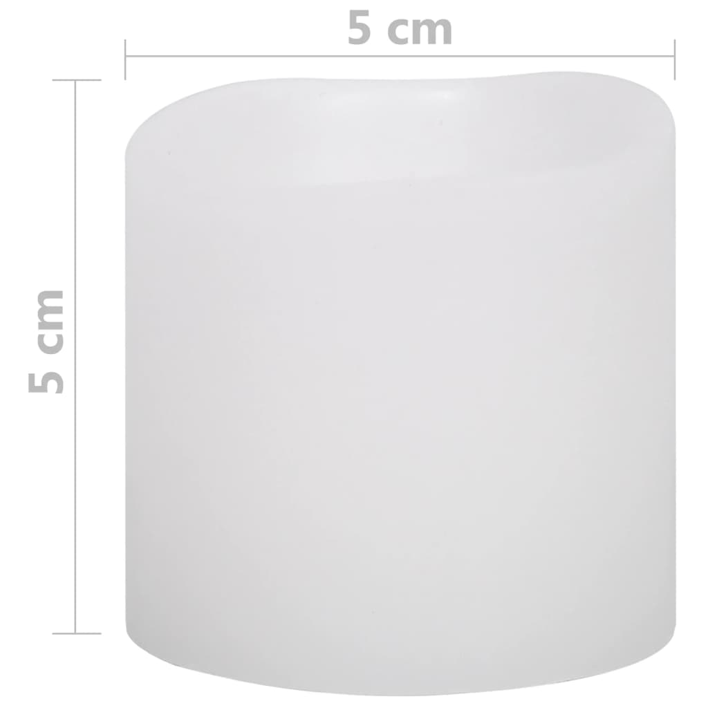 Bougies électriques à LED 50 pcs Blanc chaud