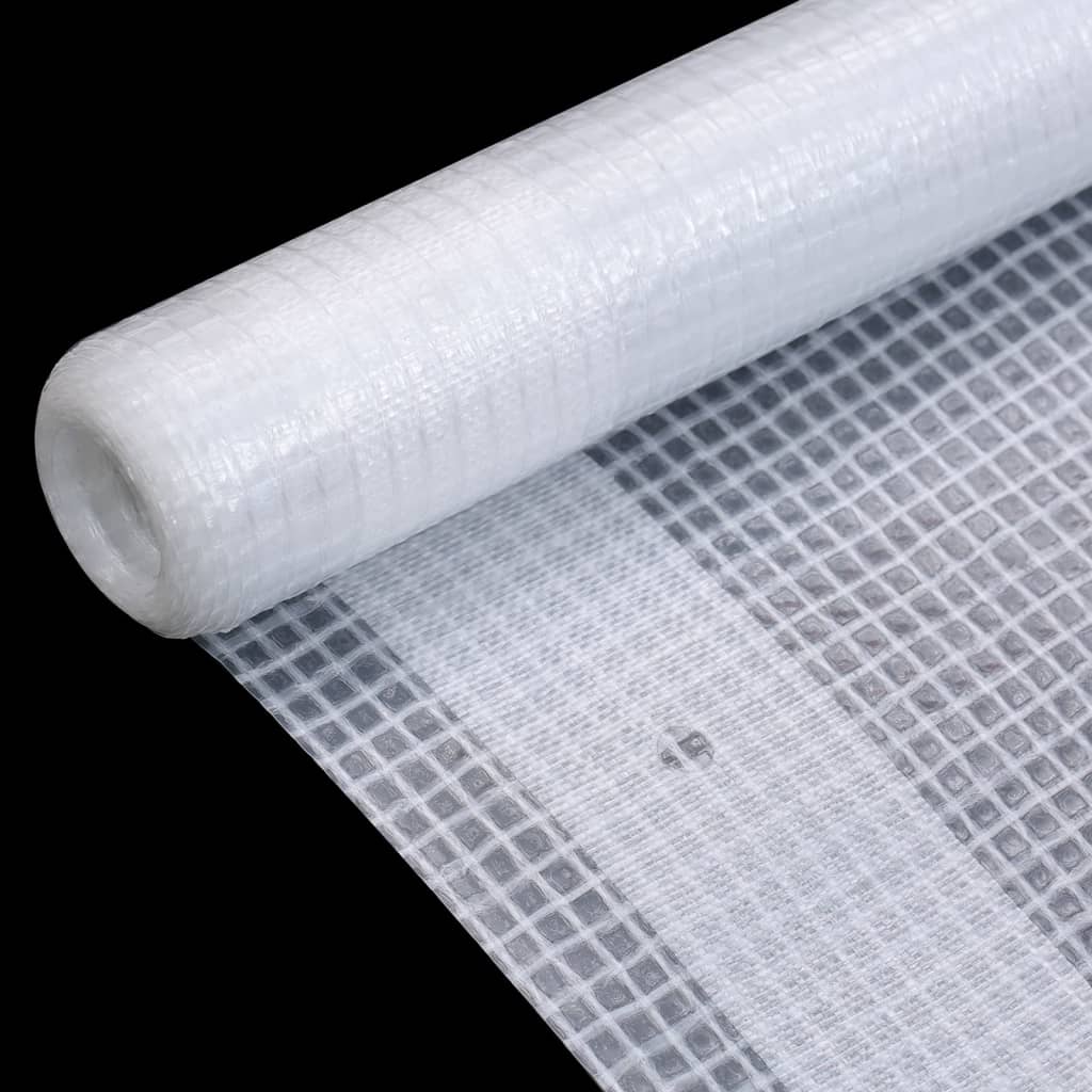 Bâches Leno 2 pcs 260 g/m² 4x4 m Blanc