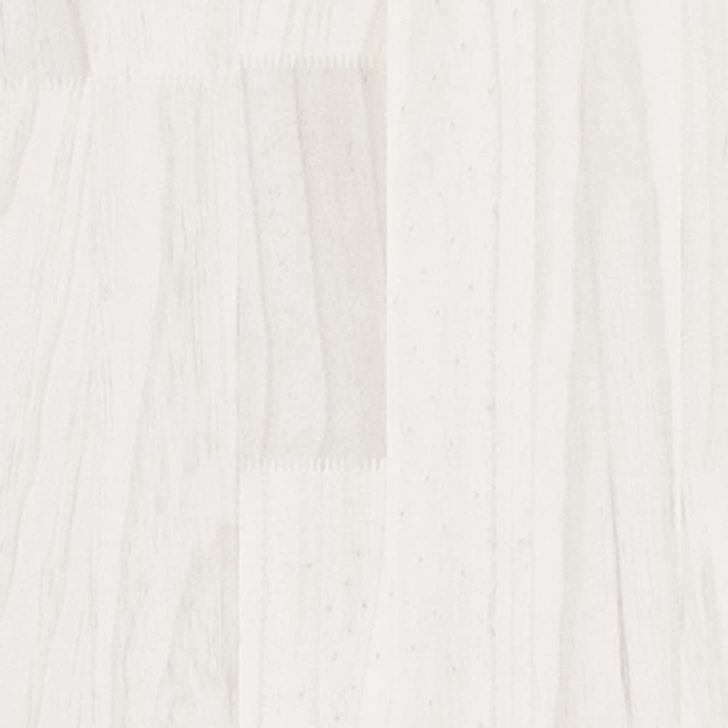 Bibliothèque à 5 niveaux Blanc 60x30x175 cm Bois de pin