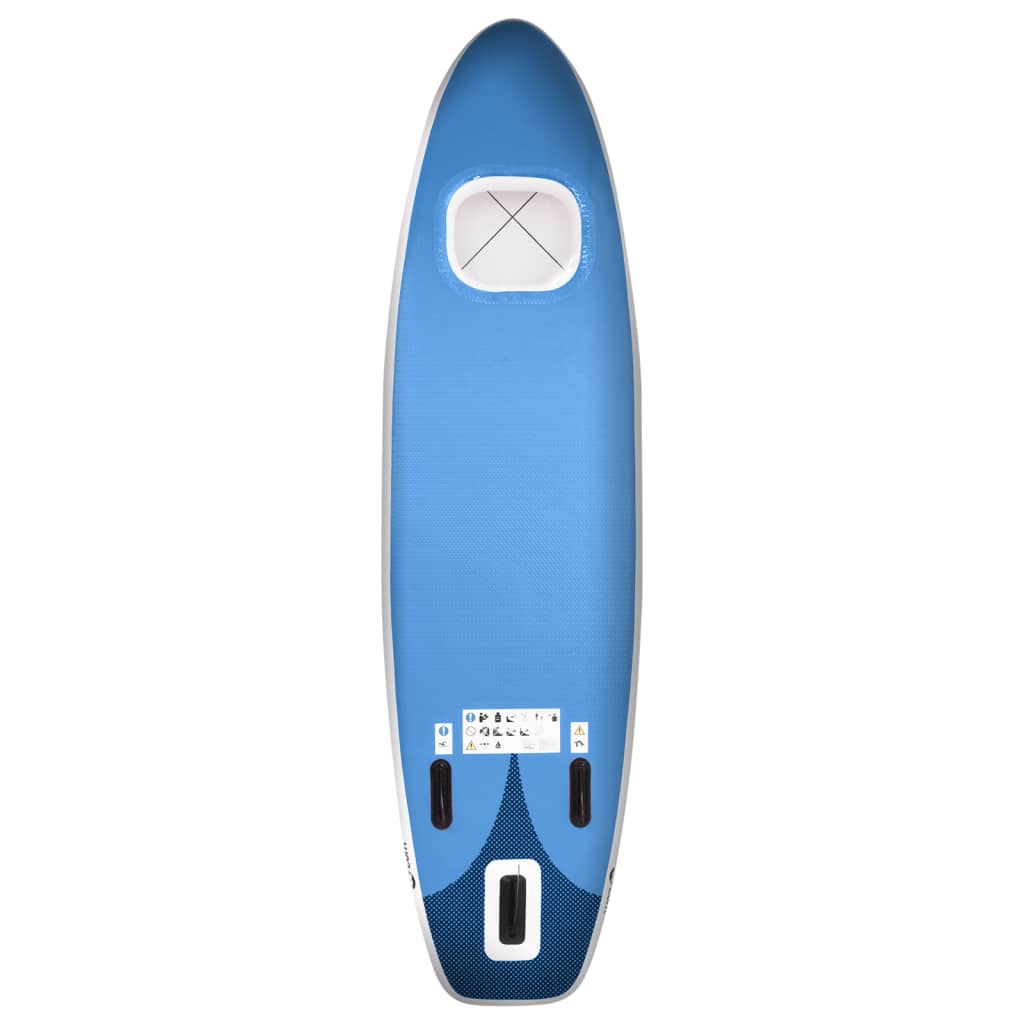 Ensemble de planche SUP gonflable Bleu 330x76x10 cm