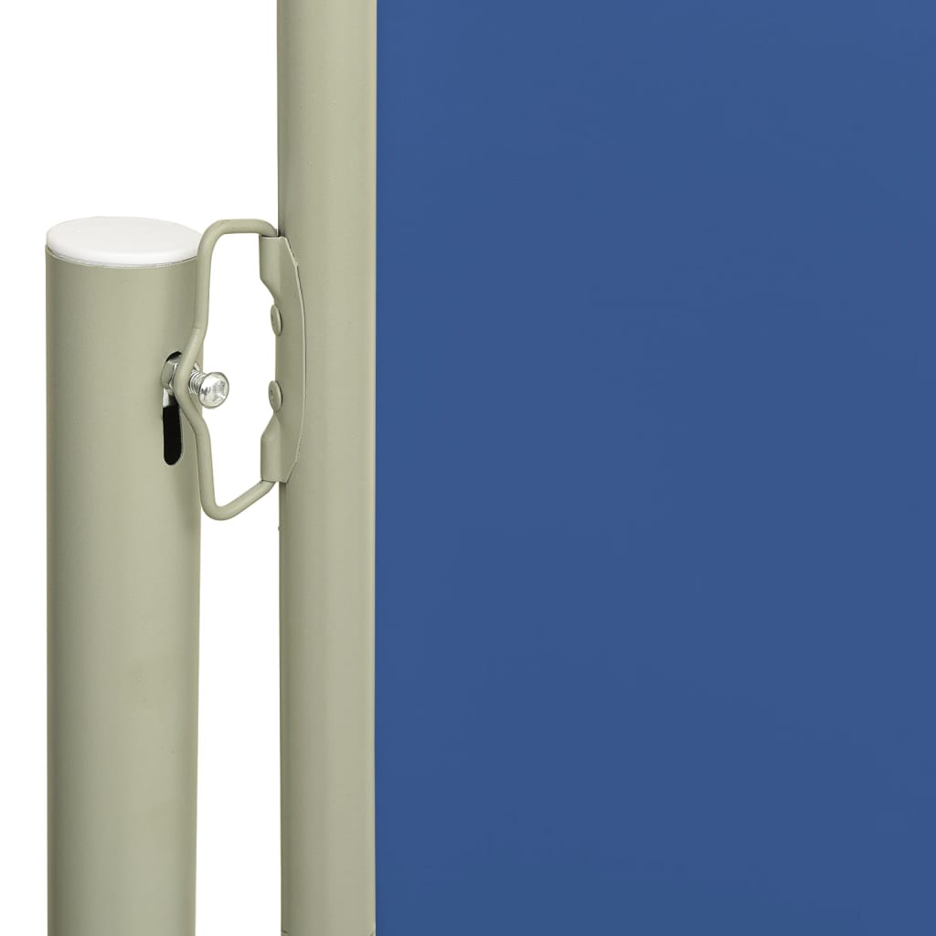 Auvent latéral rétractable de patio 170x300 cm Bleu