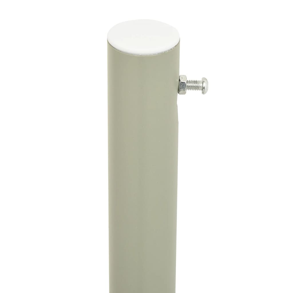 Auvent latéral rétractable de patio 140x600 cm Rouge