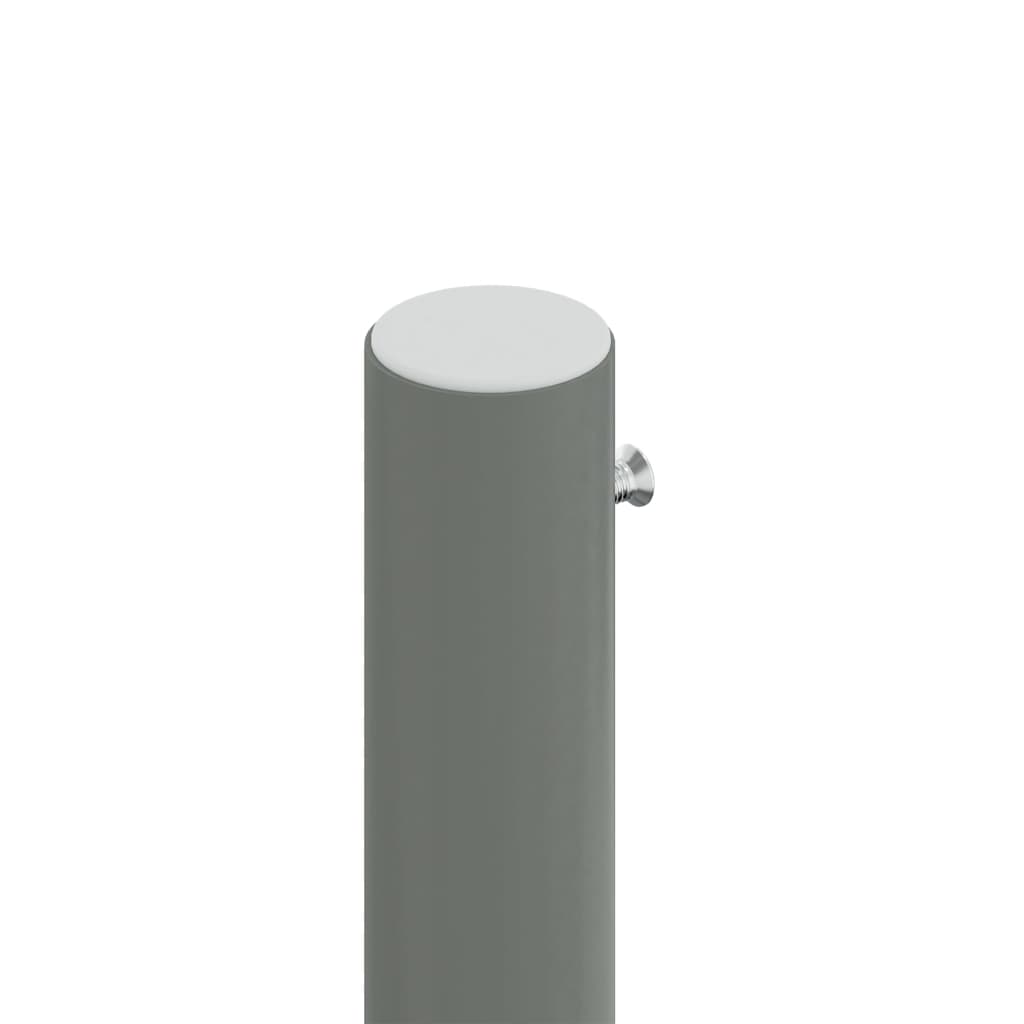Auvent latéral rétractable Rouge 160x600 cm
