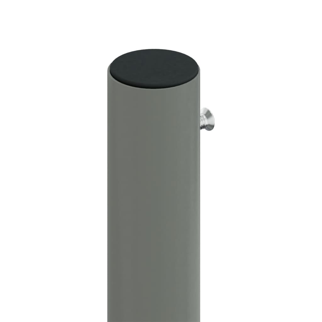 Auvent latéral rétractable Noir 200x1200 cm