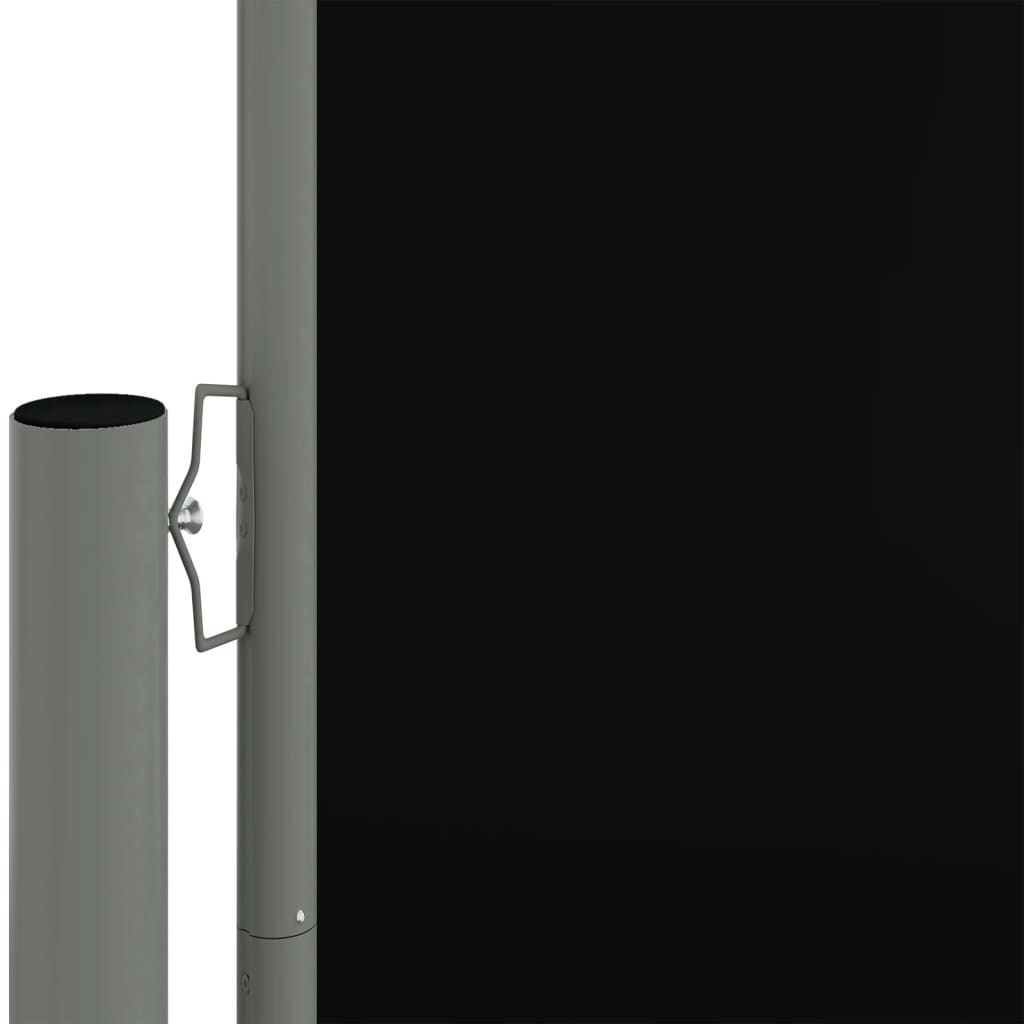 Auvent latéral rétractable Noir 220x1200 cm