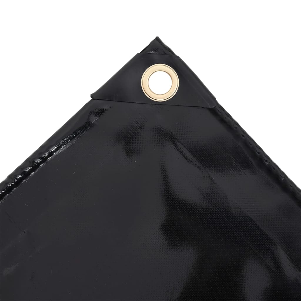 Bâche de protection 650 g/m² 3x3 m Noir