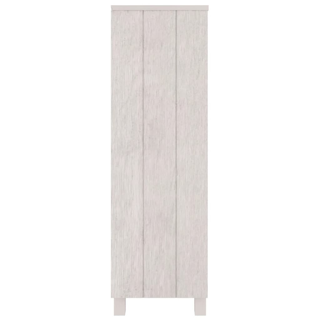 Bibliothèque Blanc 85x35x112 cm Bois de pin massif