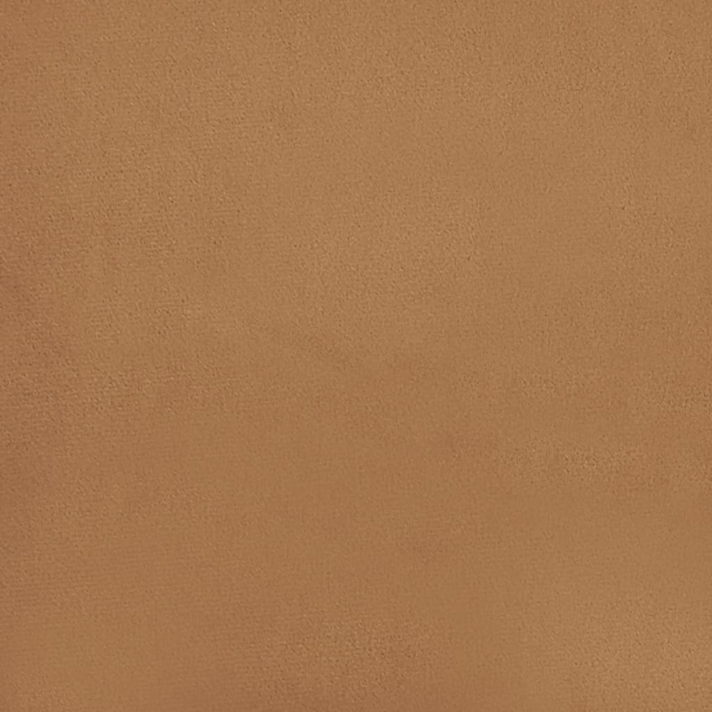 Repose-pied Taupe 60x60x39 cm Tissu microfibre
