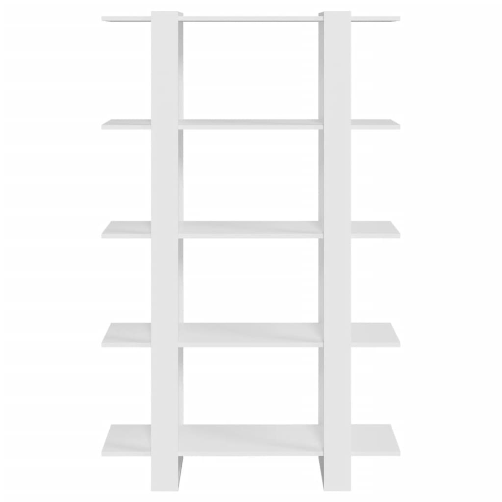 Bibliothèque/Séparateur de pièce Blanc 100x30x160 cm