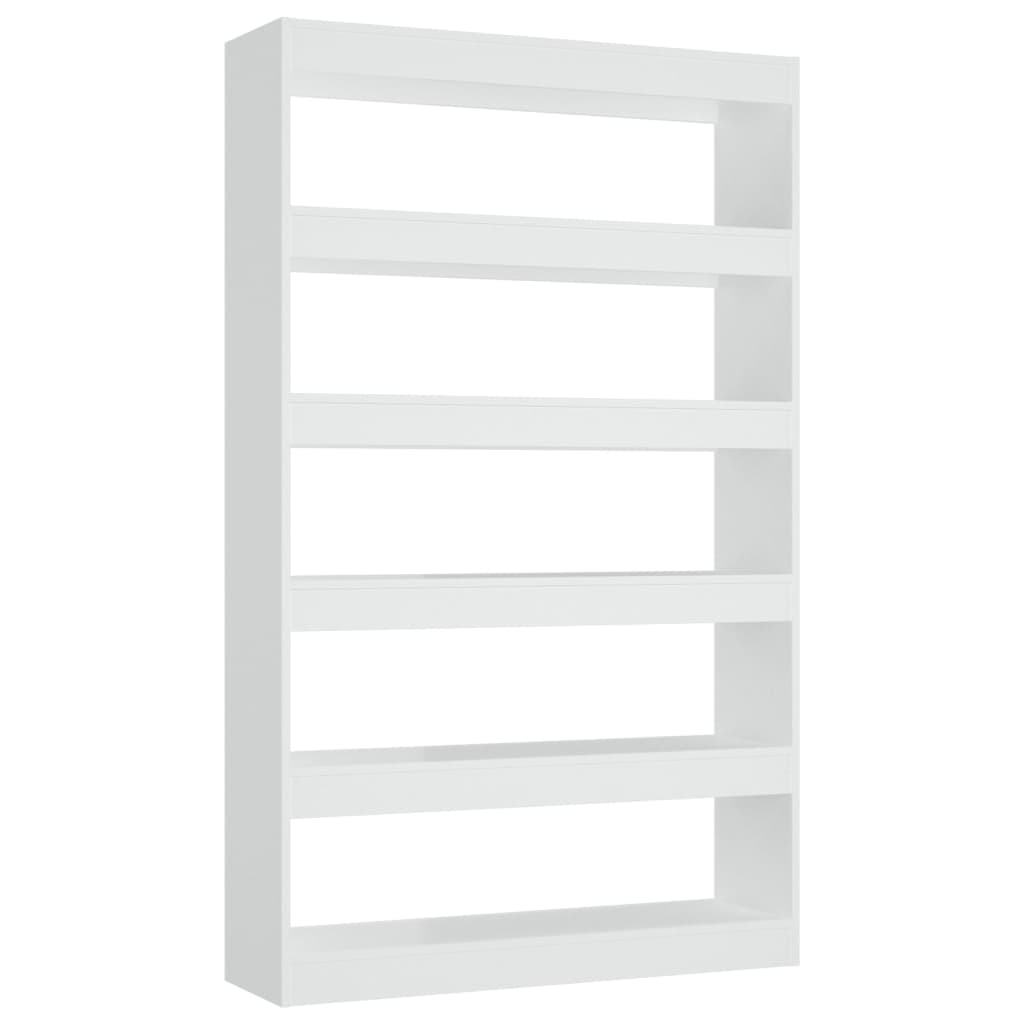 Bibliothèque/Séparateur de pièce Blanc 100x30x166 cm
