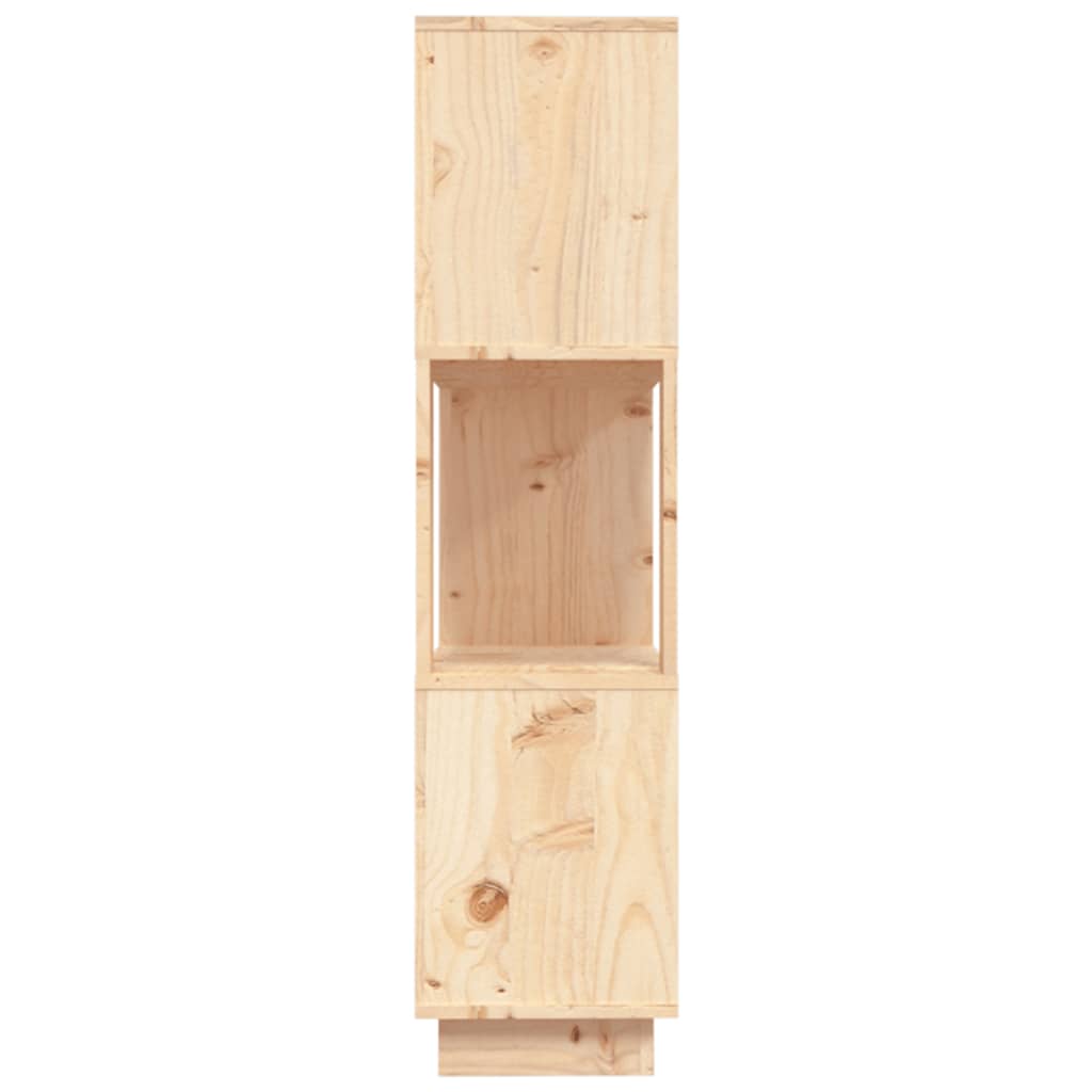 Bibliothèque/Séparateur de pièce 80x25x101 cm Pin solide