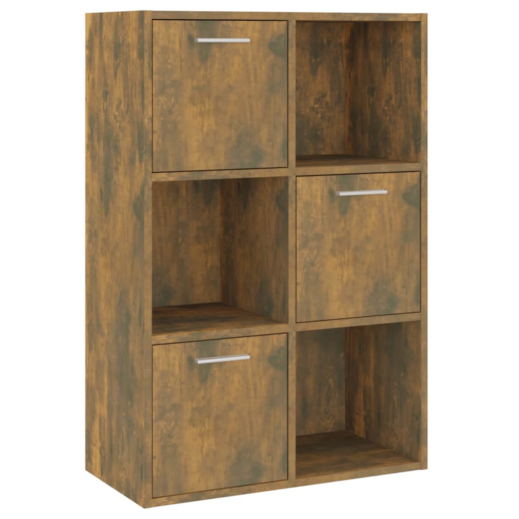 Armoire de rangement Chêne fumé 60x29,5x90 cm