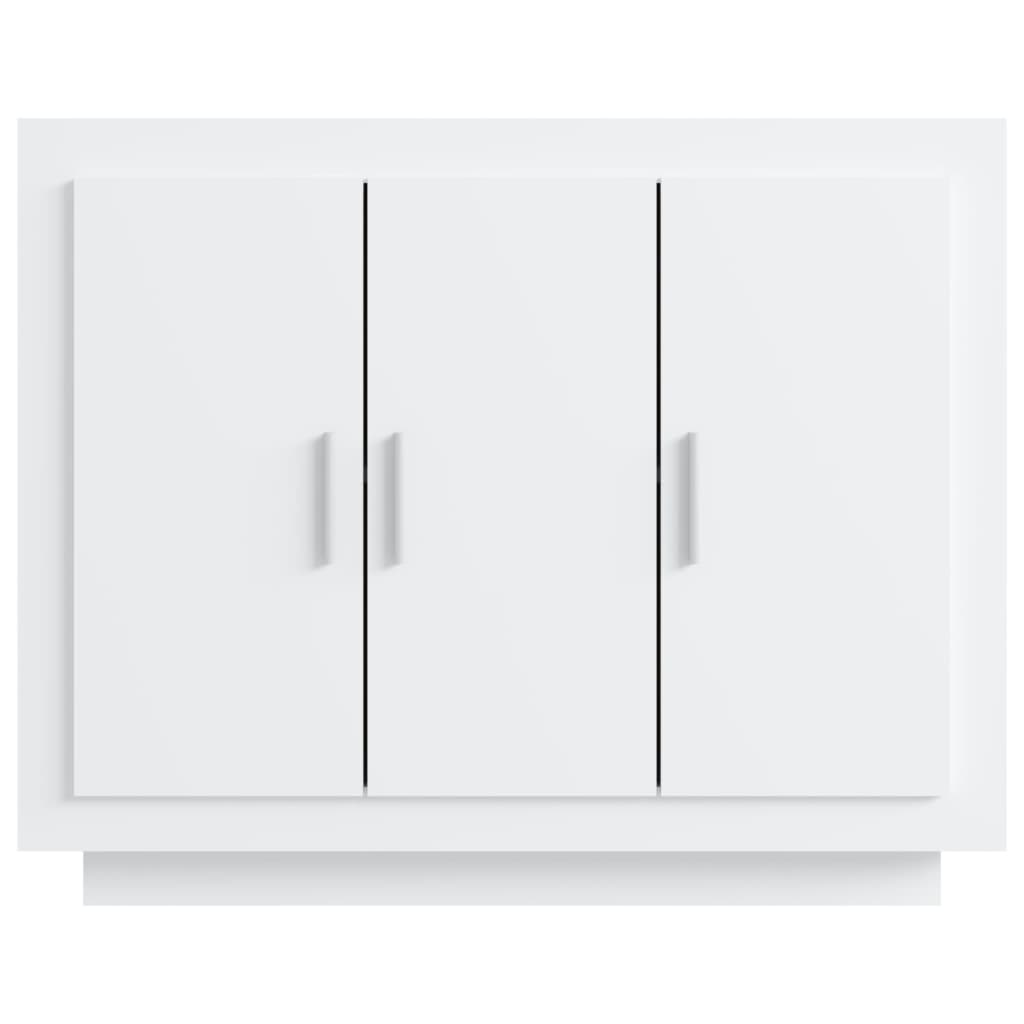 Buffet Blanc 92x35x75 cm Bois d'ingénierie