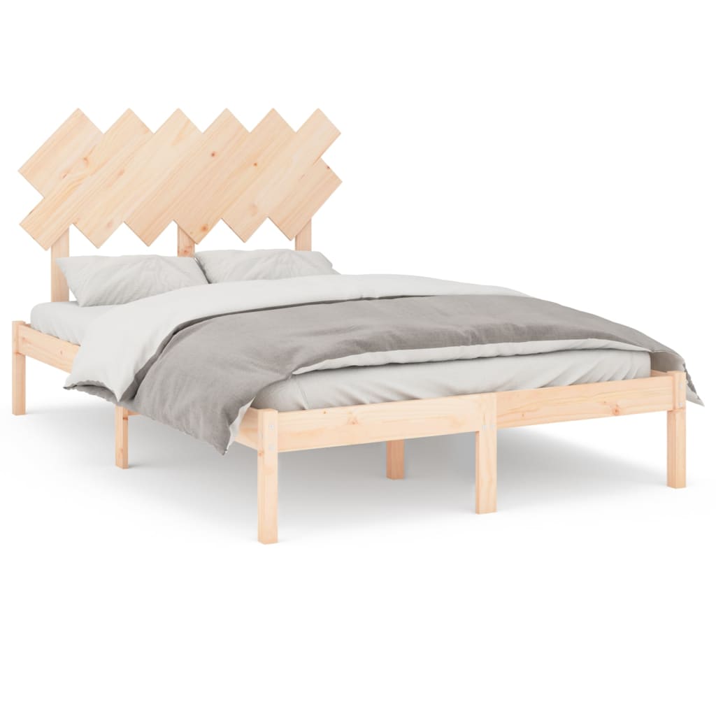 Cadre de lit 120x200 cm Bois massif