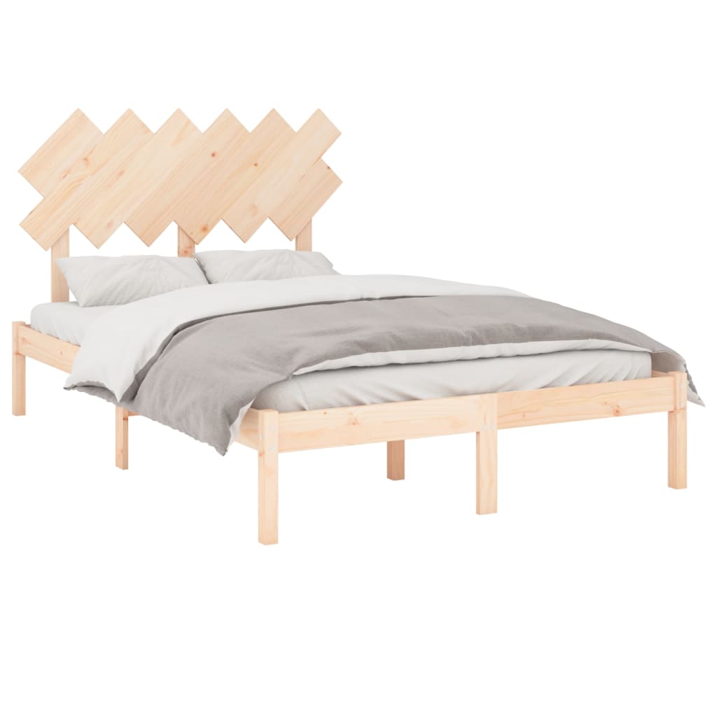 Cadre de lit 120x200 cm Bois massif