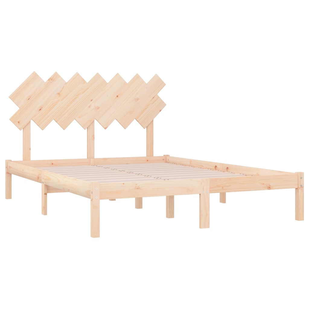 Cadre de lit 120x200 cm Bois massif