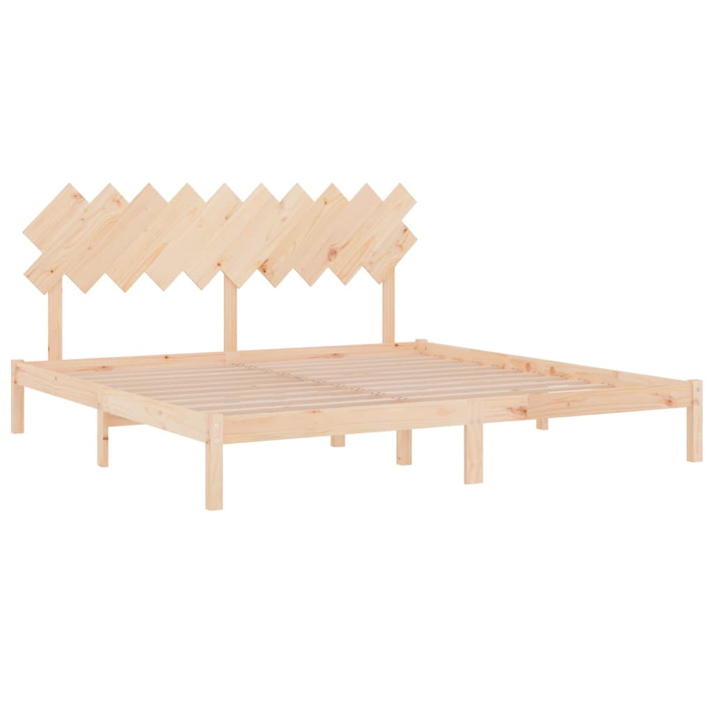 Cadre de lit 200x200 cm Bois massif