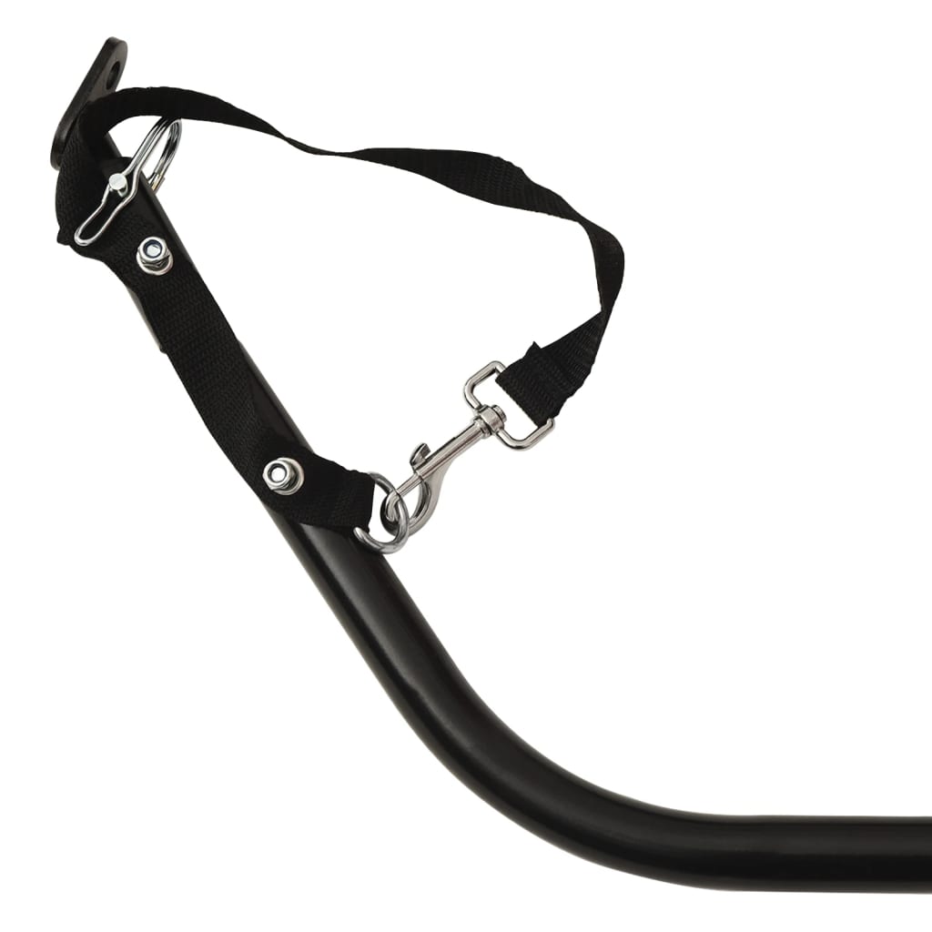 Remorque pour vélo noir et vert 45 kg fer