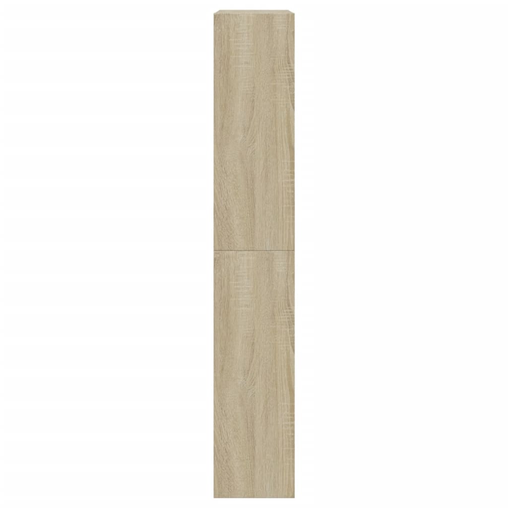 Armoire à chaussures chêne sonoma 60x21x125,5cm bois ingénierie