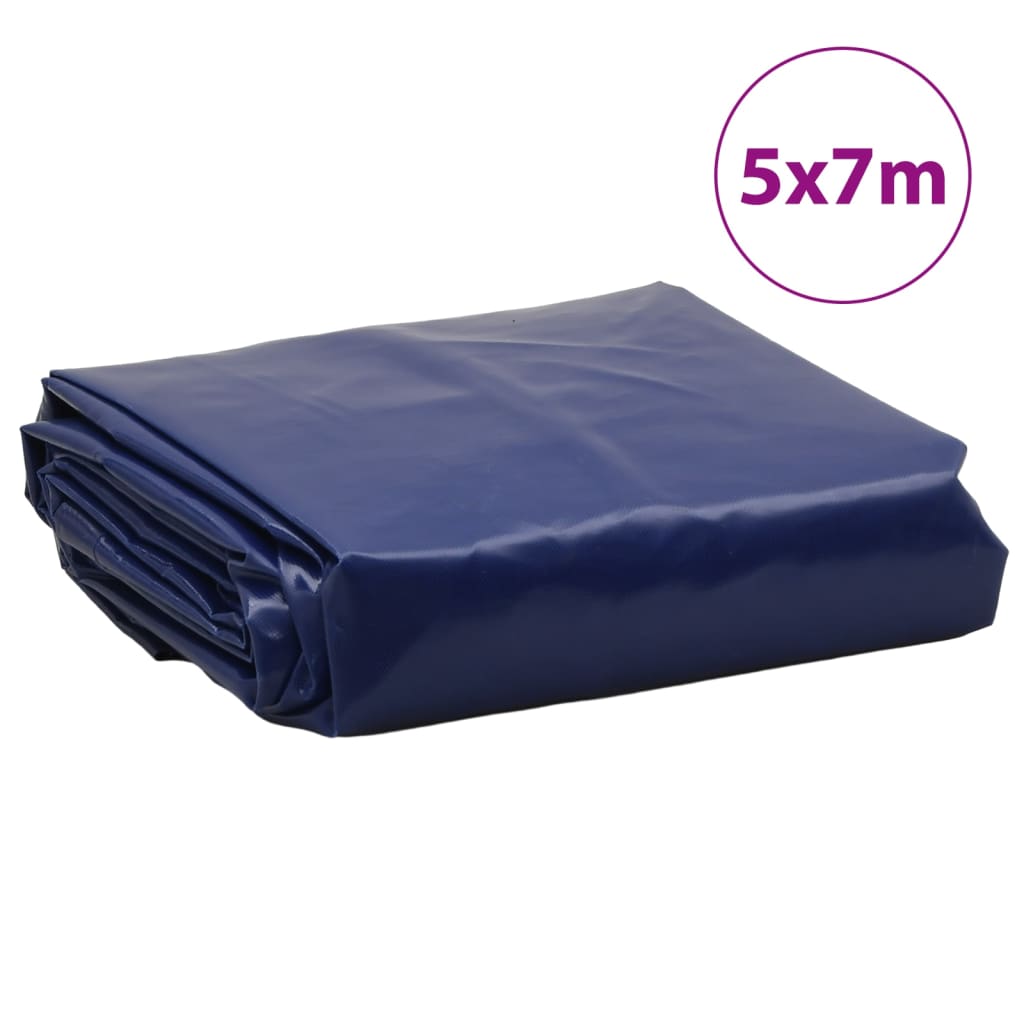 Bâche bleu 5x7 m 600 g/m²