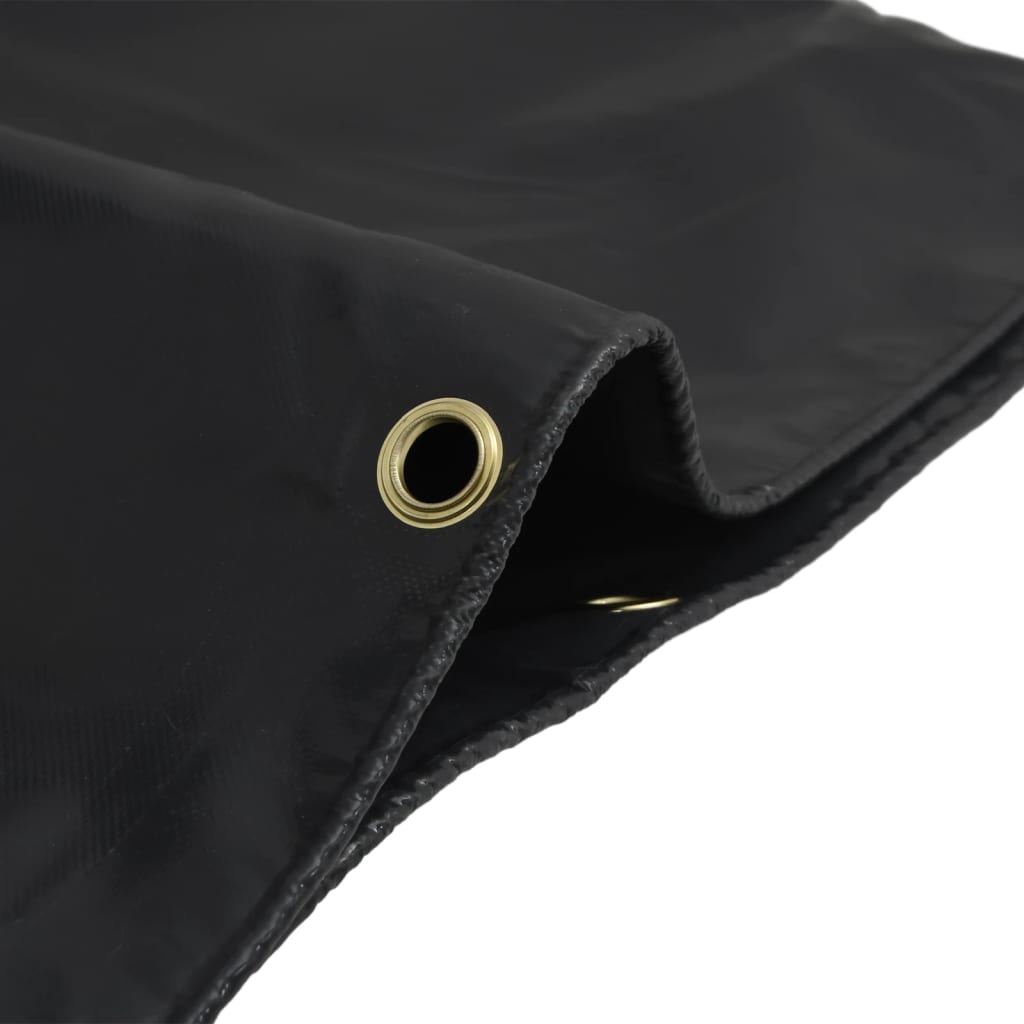 Bâche anthracite 4x4 m 600 g/m²