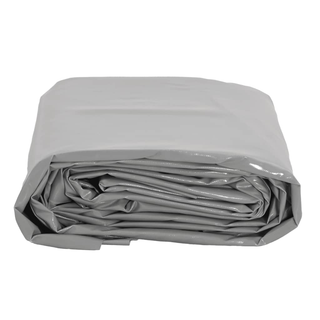 Bâche gris 1,5x10 m 600 g/m²