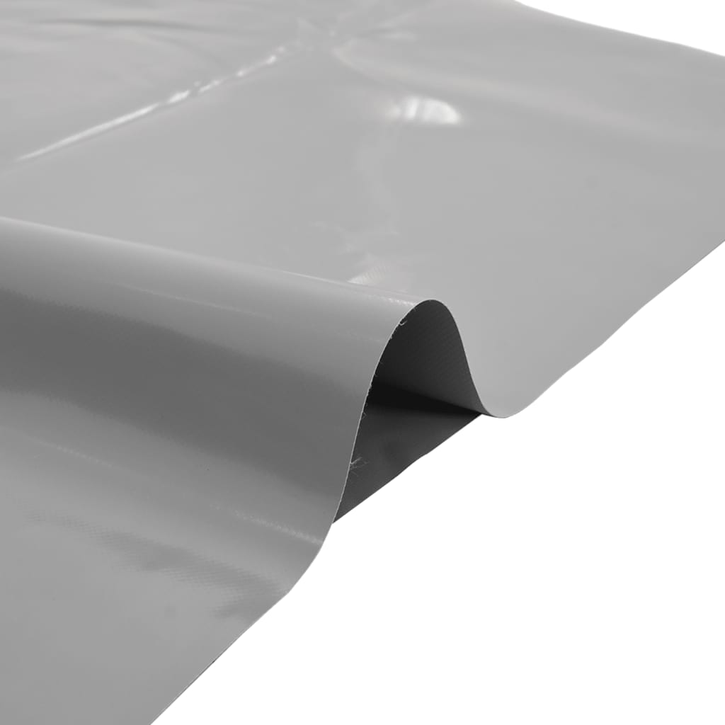 Bâche gris 1,5x10 m 600 g/m²