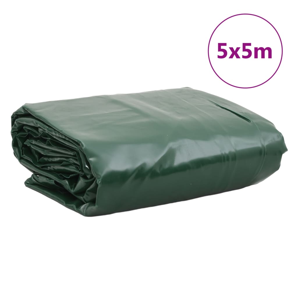 Bâche vert 5x5 m 600 g/m²