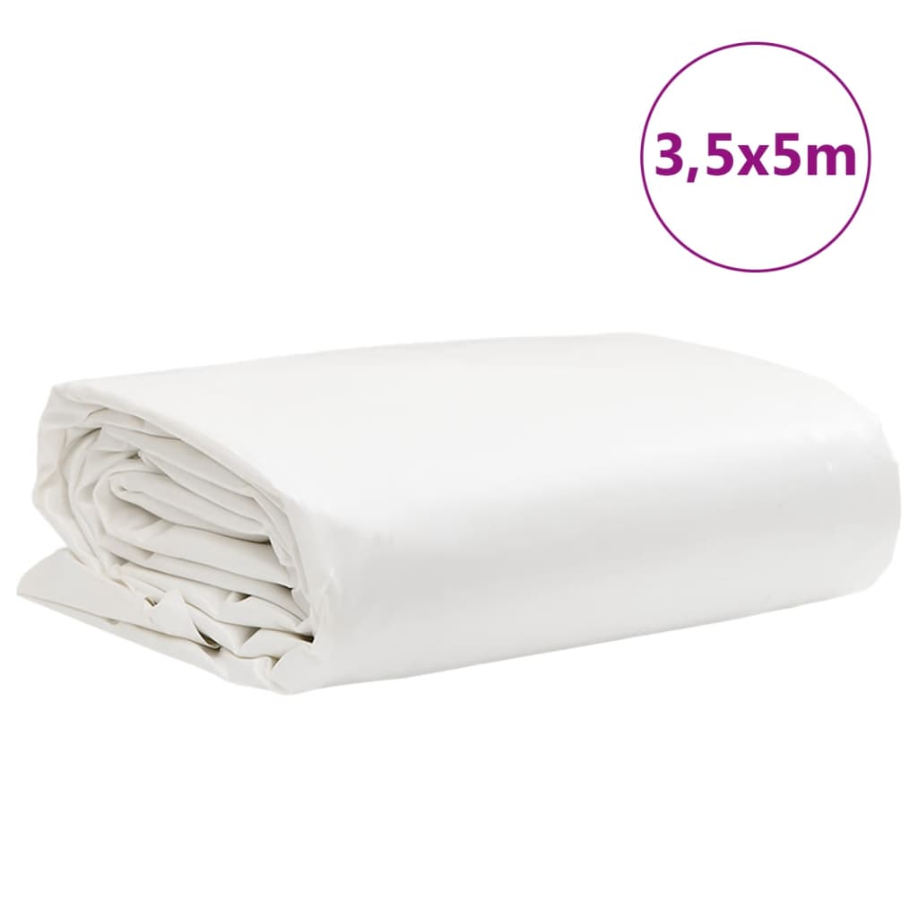 Bâche blanc 3,5x5 m 600 /m²